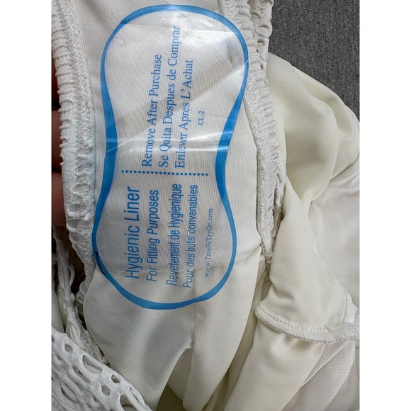 Coco Reef Contours Swimsuit Womens 12/36c Shapemaker White Crochet One Piece NWT - Picture 10 of 10